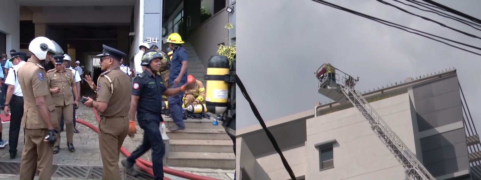 Narahenpita Blaze Contained: 7 Rescued